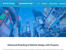 Tablet Screenshot of panthermarketing.com
